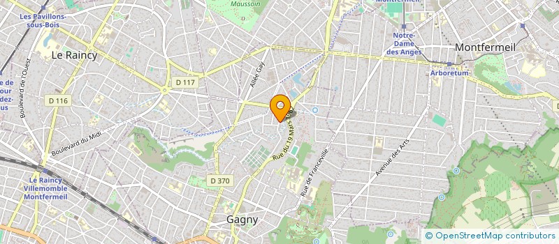 localisation de l'entreprise TILHET-SOUCHE  GAGNY