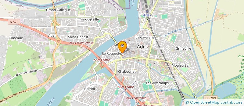 localisation de l'entreprise TILIA à ARLES