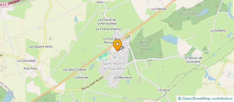 localisation de l'entreprise TILIA  SAINT-MARTIN-DU-FOUILLOUX