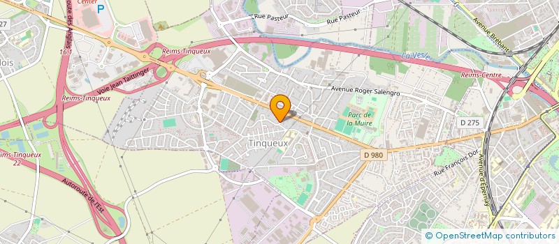 localisation de l'entreprise TILIA ESPOIR ET DIGNITE  TINQUEUX