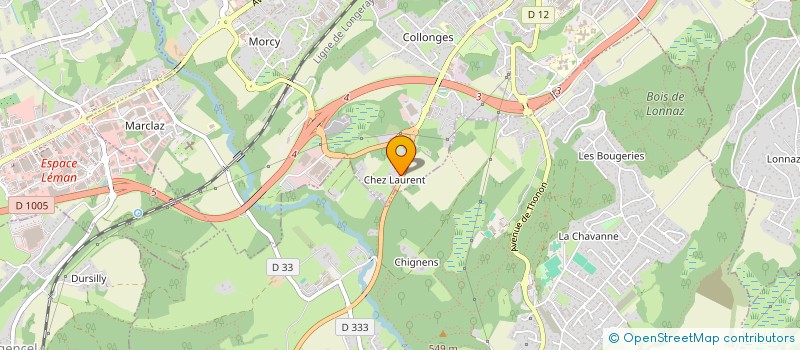 localisation de l'entreprise TILICIA à THONON-LES-BAINS