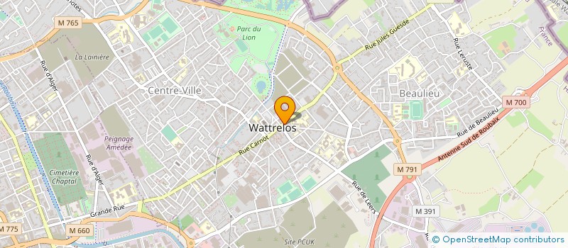 localisation de l'entreprise TILIO MATTIA  WATTRELOS