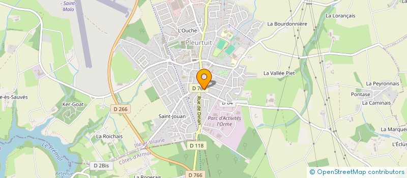 localisation de l'entreprise TILIOINES  PLEURTUIT