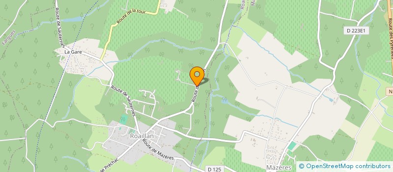 localisation de l'entreprise TILIOTA  ROAILLAN