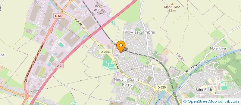 localisation de l'entreprise TILIRA  TILLOY-LEZ-CAMBRAI