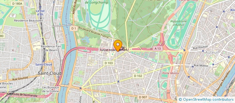 localisation de l'entreprise TILK OBADIA à BOULOGNE-BILLANCOURT
