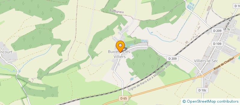 localisation de l'entreprise TILLAND IMMO à BUXIERES-LES-VILLIERS