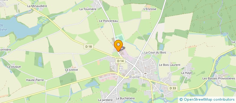 localisation de l'entreprise TILLAUT BOIS OUVRES à RIAILLE