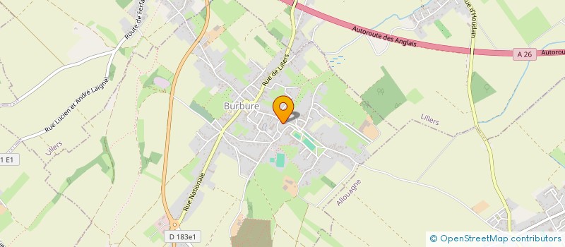 localisation de l'entreprise TILLEUL  BURBURE