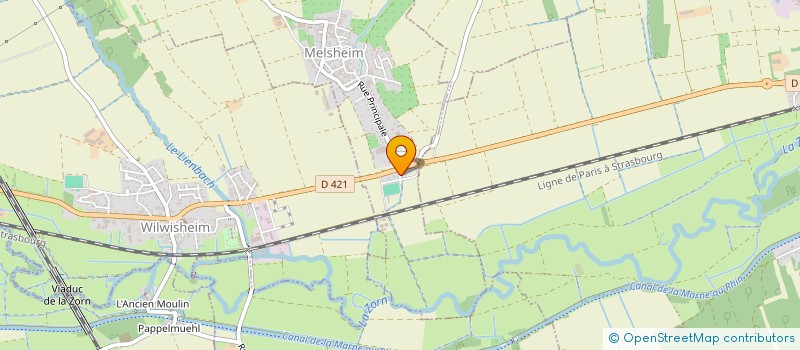 localisation de l'entreprise TILLEUL GKE  MELSHEIM