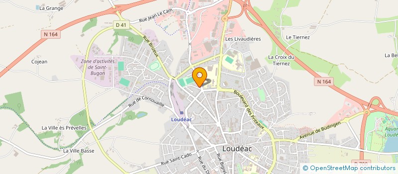 localisation de l'entreprise TILLEULS à LOUDEAC