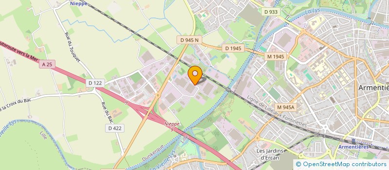 localisation de l'entreprise TILLEULS AUTO à NIEPPE