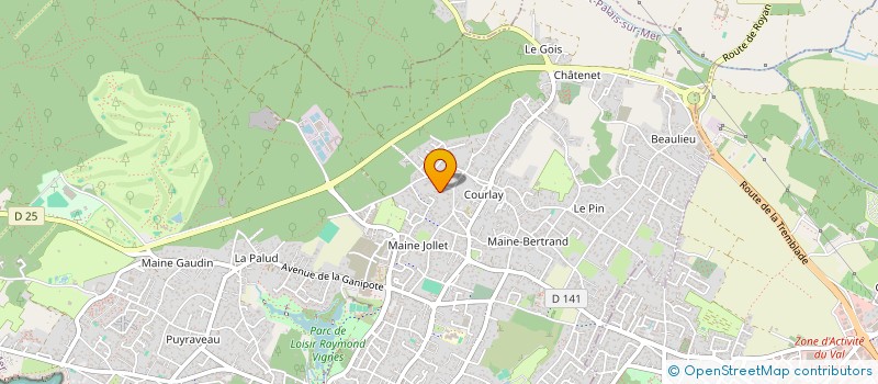 localisation de l'entreprise TILLEULS ECOLES  SAINT-PALAIS-SUR-MER