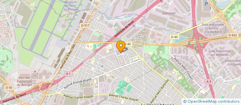 localisation de l'entreprise TILLEULS MULTI SERVICES  LE BOURGET