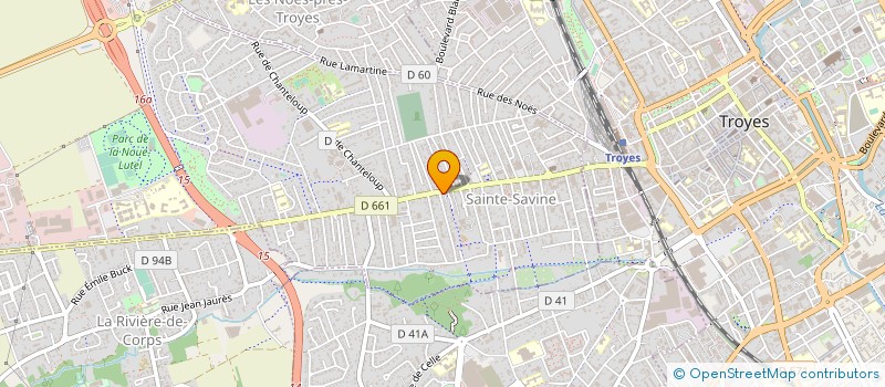 localisation de l'entreprise TILLIER-SANCHEZ  SAINTE SAVINE