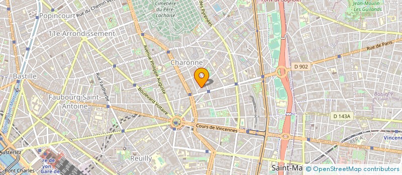 localisation de l'entreprise TILLIEUX DUSSAUX  PARIS