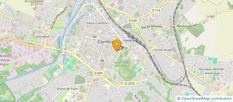 localisation de l'entreprise TILLINVEST à CAMBRAI