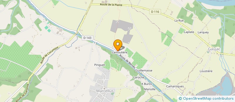 localisation de l'entreprise TILLOT à MARMANDE