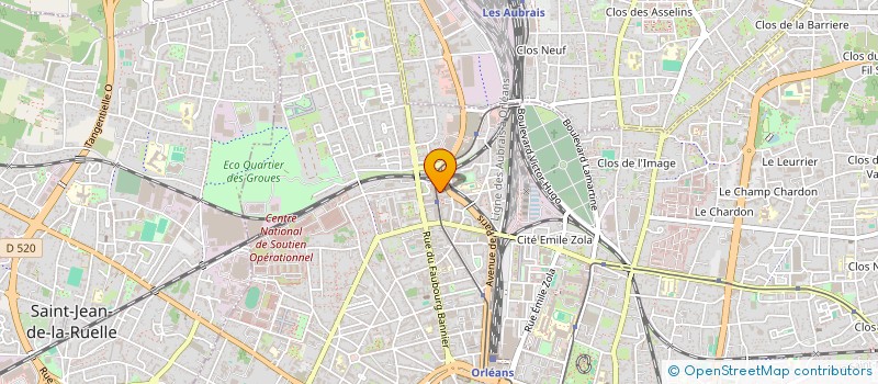 localisation de l'entreprise TILLY COUVERTURE à ORLEANS