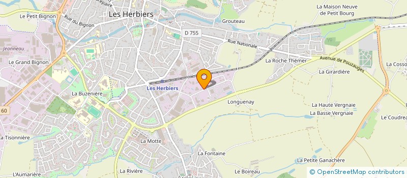 localisation de l'entreprise TILLY IMMOBILIER à LES HERBIERS