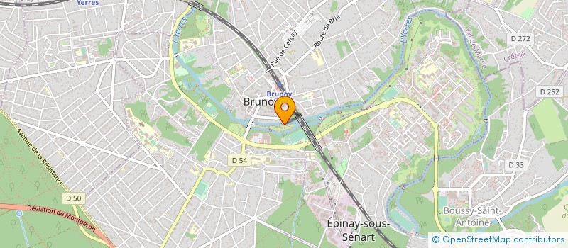 localisation de l'entreprise TILN à BRUNOY