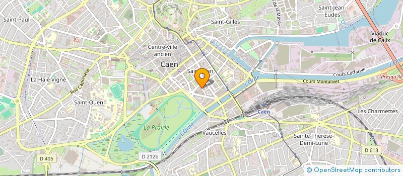localisation de l'entreprise TILOCA INVEST à CAEN
