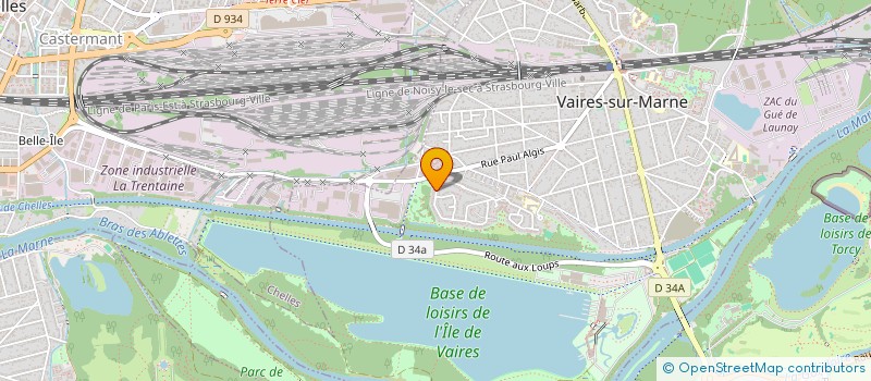 localisation de l'entreprise TILONAD  VAIRES-SUR-MARNE