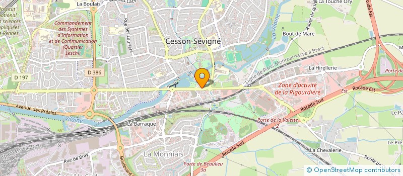 localisation de l'entreprise TILONI  CESSON-SEVIGNE