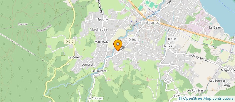 localisation de l'entreprise TILOR à SAINT-JORIOZ