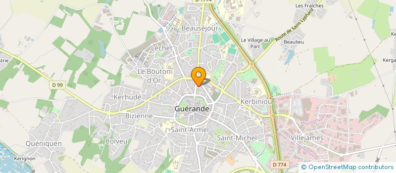 localisation de l'entreprise TILOU ADDICT  GUERANDE