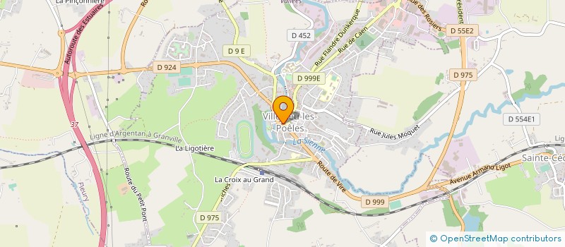 localisation de l'entreprise TILOUDIS  VILLEDIEU-LES-POELES-ROUFFIGNY