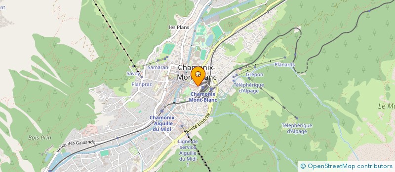 localisation de l'entreprise TILT à CHAMONIX-MONT-BLANC