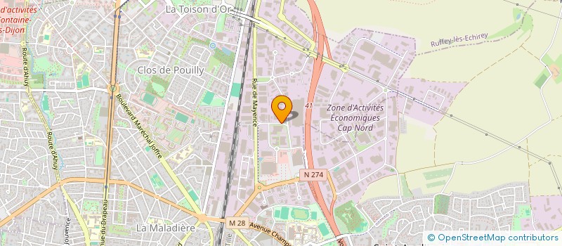 localisation de l'entreprise TILT AUTO PIECES DETACHEES à DIJON