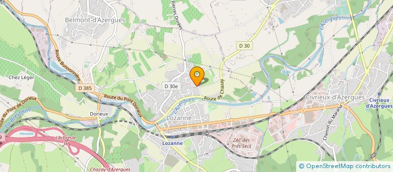 localisation de l'entreprise TILT LYON à LOZANNE