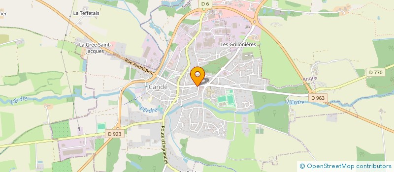 localisation de l'entreprise TILT TOUS VERS INITIAT TRAVAIL à CANDE