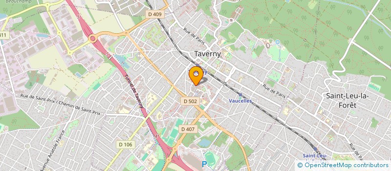 localisation de l'entreprise TILTOU à TAVERNY