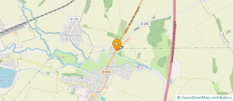 localisation de l'entreprise TILVET  TIL-CHATEL