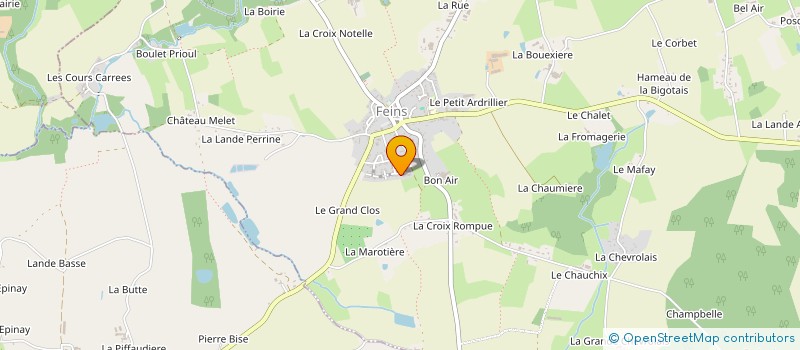 localisation de l'entreprise TIM 1  FEINS