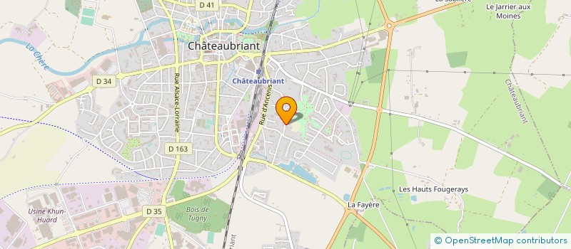 localisation de l'entreprise TIM BATIMENT à CHATEAUBRIANT