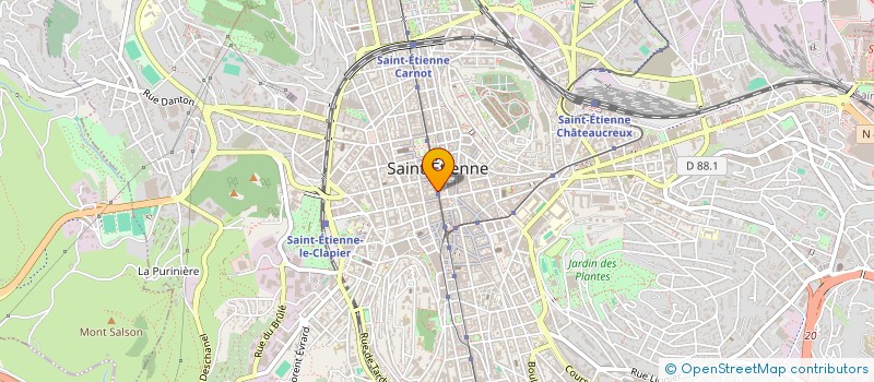 localisation de l'entreprise TIM CALINE à SAINT-ETIENNE