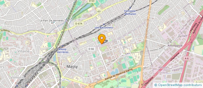 localisation de l'entreprise TIM'CARS à ANTONY