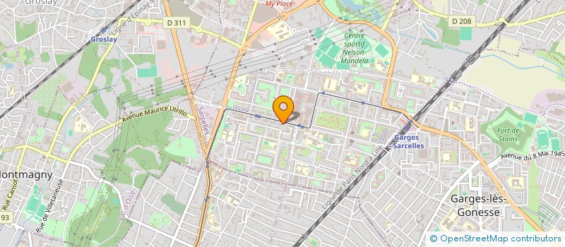 localisation de l'entreprise TIM EXPERTS  SARCELLES