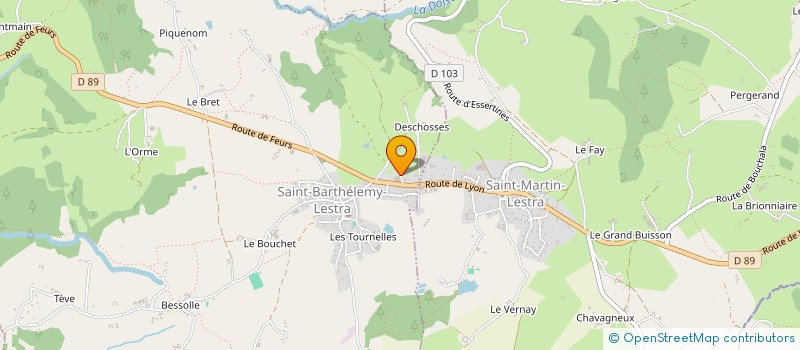 localisation de l'entreprise TIM'FLOR  SAINT-BARTHELEMY-LESTRA