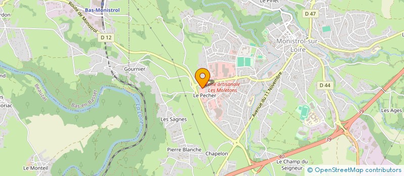 localisation de l'entreprise TIM IMMO  MONISTROL-SUR-LOIRE