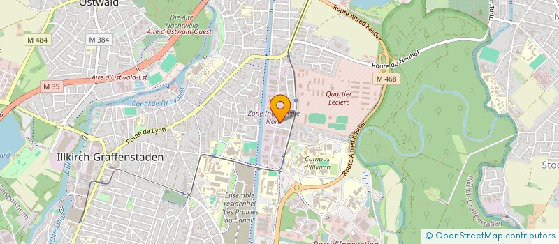 localisation de l'entreprise TIM INDUSTRIE  ILLKIRCH-GRAFFENSTADEN