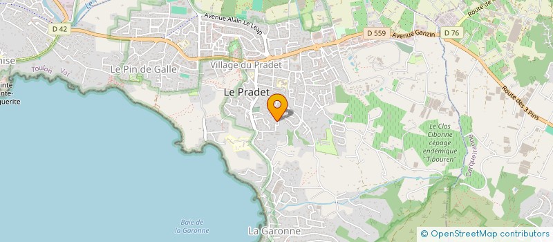 localisation de l'entreprise TIM INVESTISSEMENT  LE PRADET