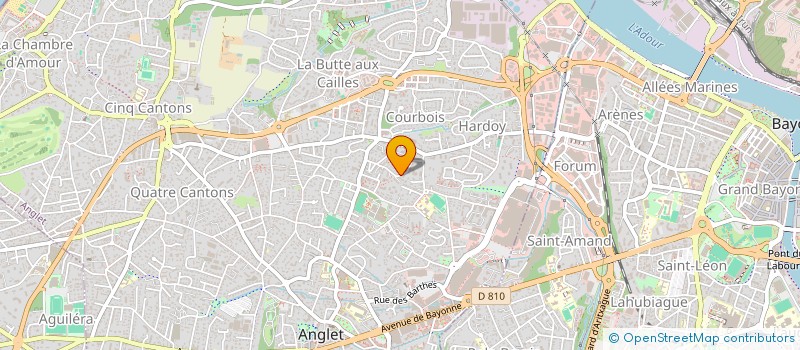 localisation de l'entreprise TIM JARDIN  ANGLET