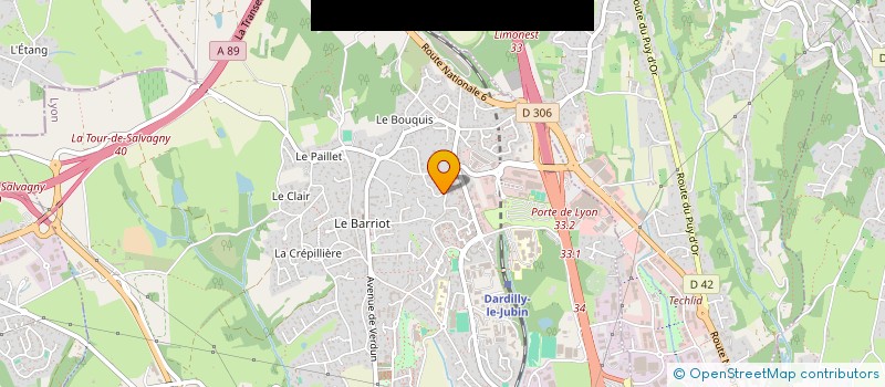 localisation de l'entreprise TIM & JU  DARDILLY