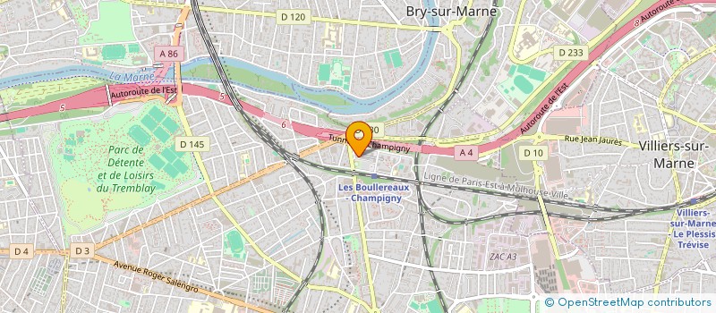 localisation de l'entreprise TIM TRANSPORT & LOGISTIC à CHAMPIGNY-SUR-MARNE