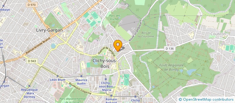 localisation de l'entreprise TIM TRANSPORTS à CLICHY-SOUS-BOIS